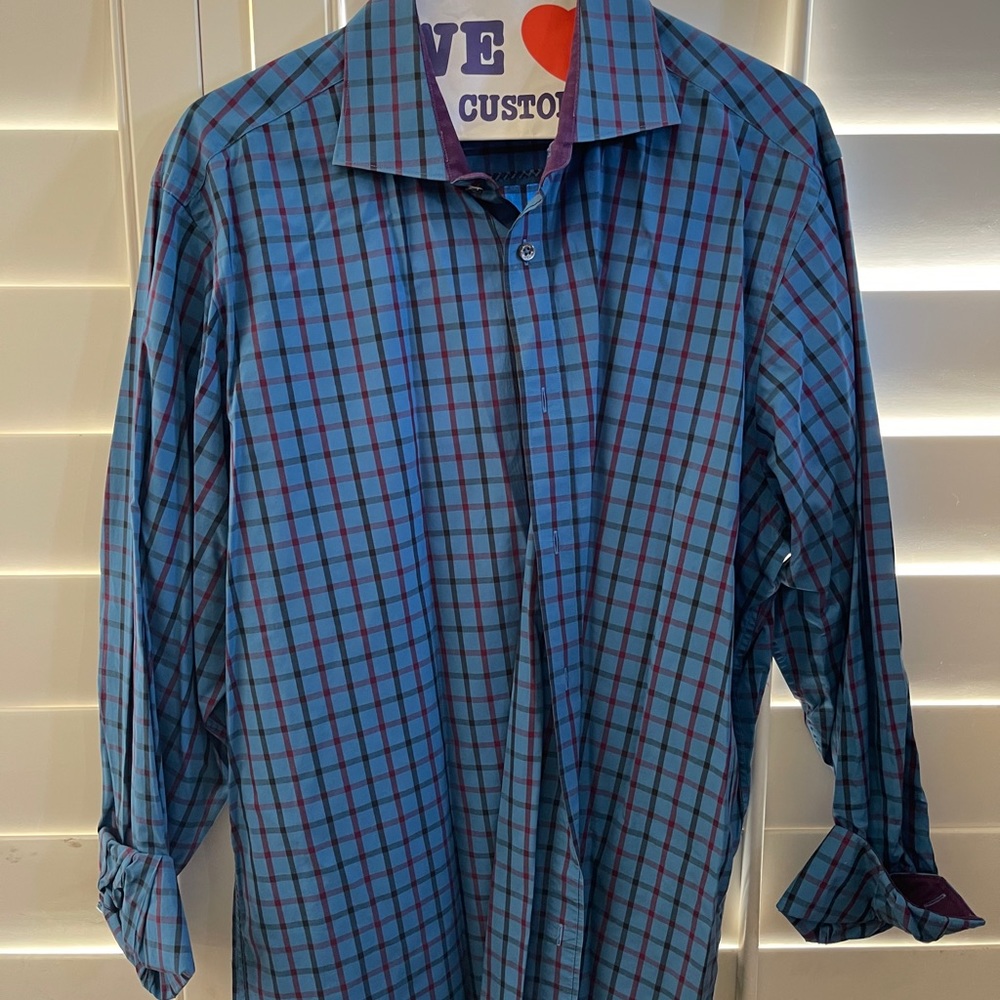 Bugatchi men’s long sleeve dress shirt - Picture 2 of 2